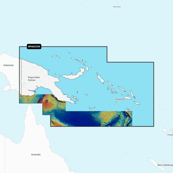 Navionics Platinum+ AE025R Papua New Guinea & Solomon Isl. Digitale Seekarte Regular