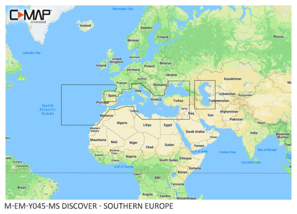 C-MAP DISCOVER Southern Europe