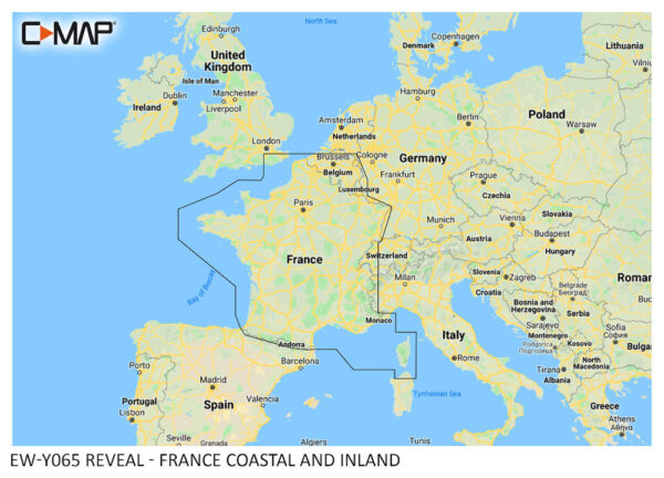 C-MAP REVEAL France Coastal & Inland