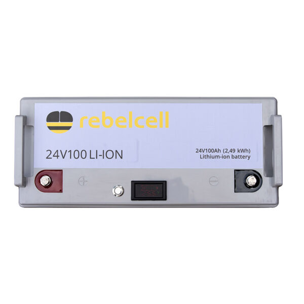 RebelCell 24V100Ah Lithium Akku (2,49kWh)