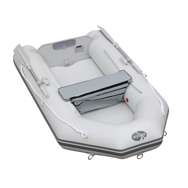ALPUNA nautic KL 230 ultraleichtes Boot mit Rucksack - grau