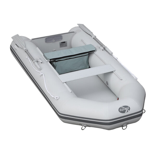ALPUNA nautic KL 270 ultraleichtes Boot mit Rucksack- grau