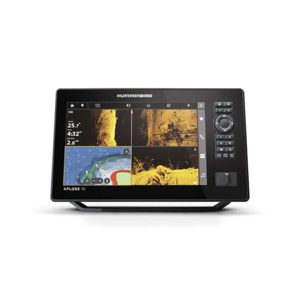 Echolot-Bundle - Humminbird XPLORE 10 - Akku - Geberstange - Koffer