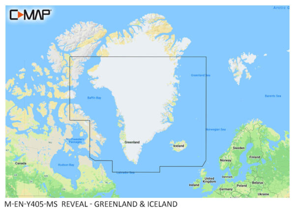 C-MAP REVEAL Greenland & Iceland