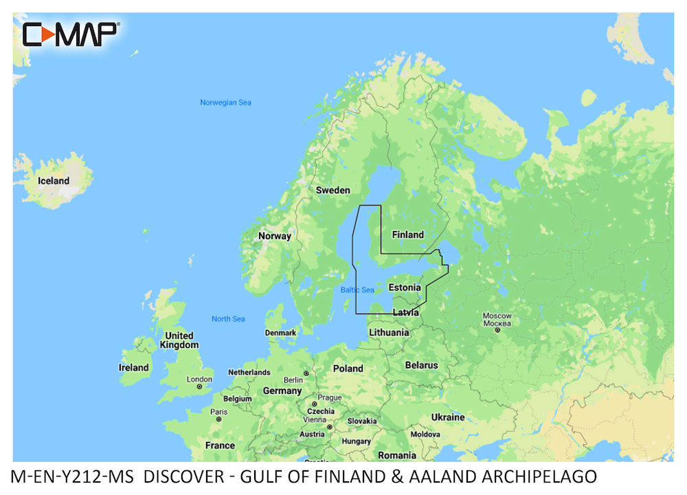 C-MAP DISCOVER Gulf of Finland & Aaland Archipelago