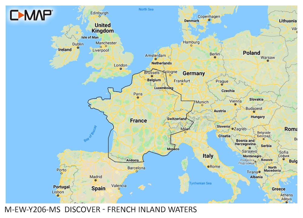 C-MAP DISCOVER French Inland Waters