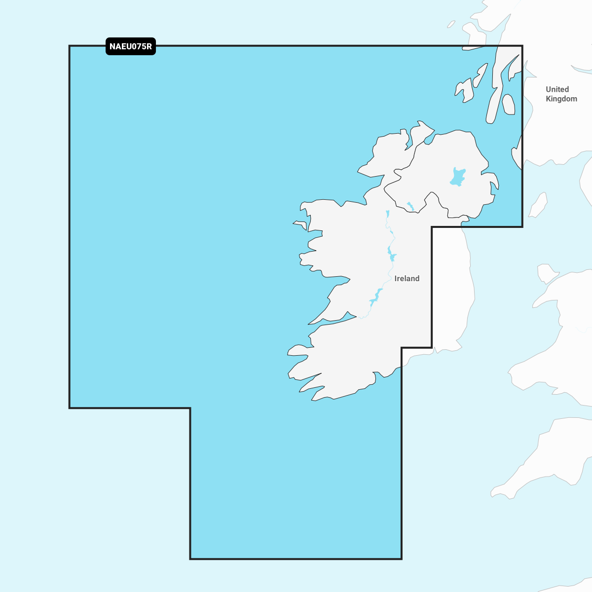 Navionics+ EU075R Ireland, West Coast (Irland Westküste) Digitale Seekarte Regular