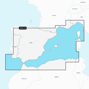 Navionics+ EU010R Spain, Mediterranean Coast (Spanien Mediterane Küste) Digitale Seekarte Regular