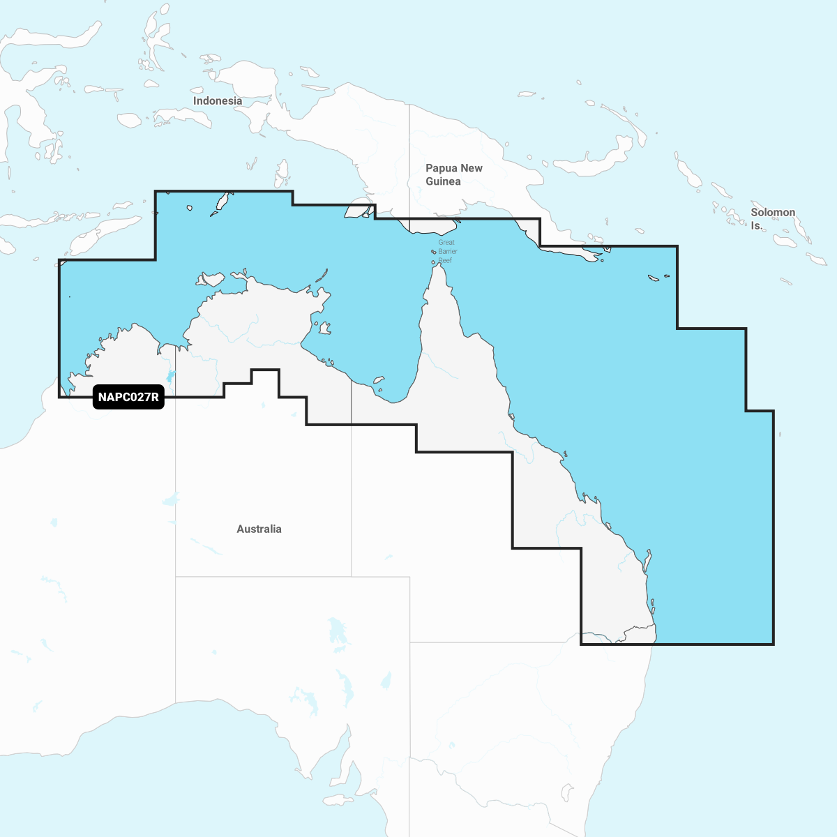 Navionics+ PC027R Australia, Northeast (Nordost-Australien) Digitale Seekarte Regular