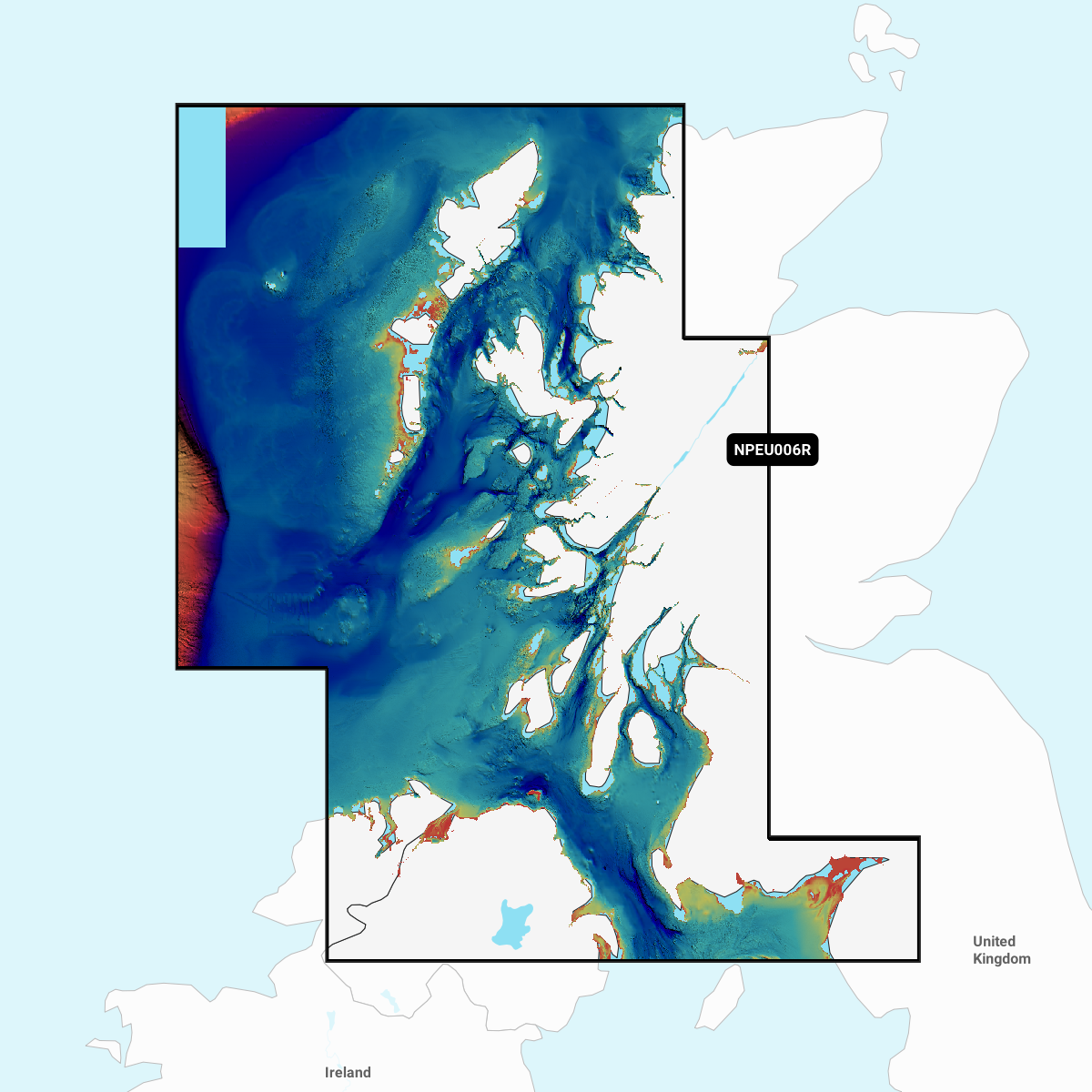 Navionics Platinum+ EU006R Scotland, West Coast (Schottland Westküste) Digitale Seekarte Regular