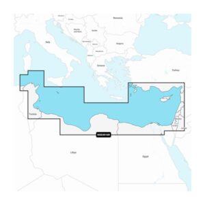 Garmin Navionics+ Seekarte - NSEU016R Mittelmeer, Südosten (Mediterranean Sea, Southeast)