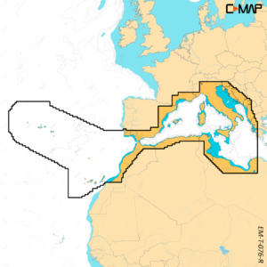 C-Map Reveal X - West Mediterran, Azoren und Kanaren