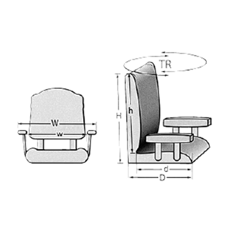 Springfield Fishmaster Klappstuhl in Grau/Anthrazit, knickfrei