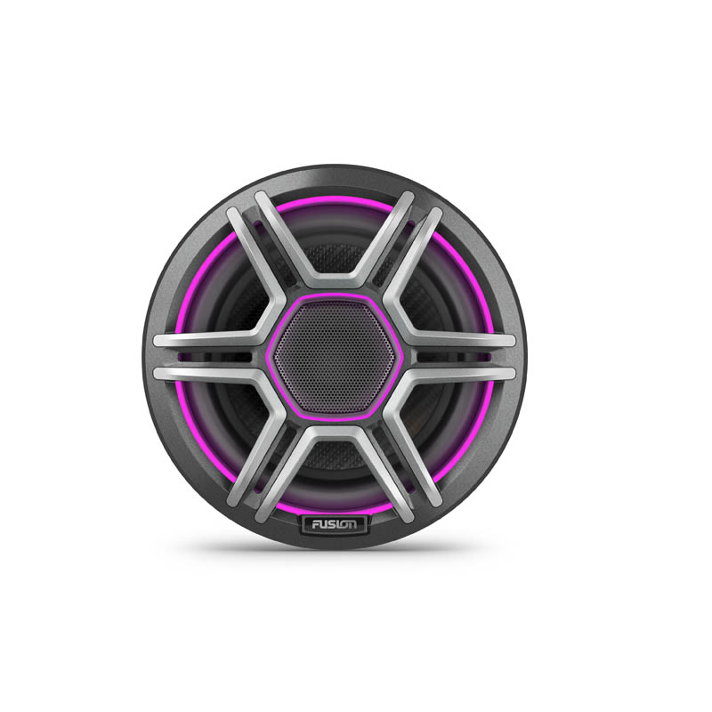 FusionApolloSpeakers_6.5inch_SportsGray_Front_Magenta