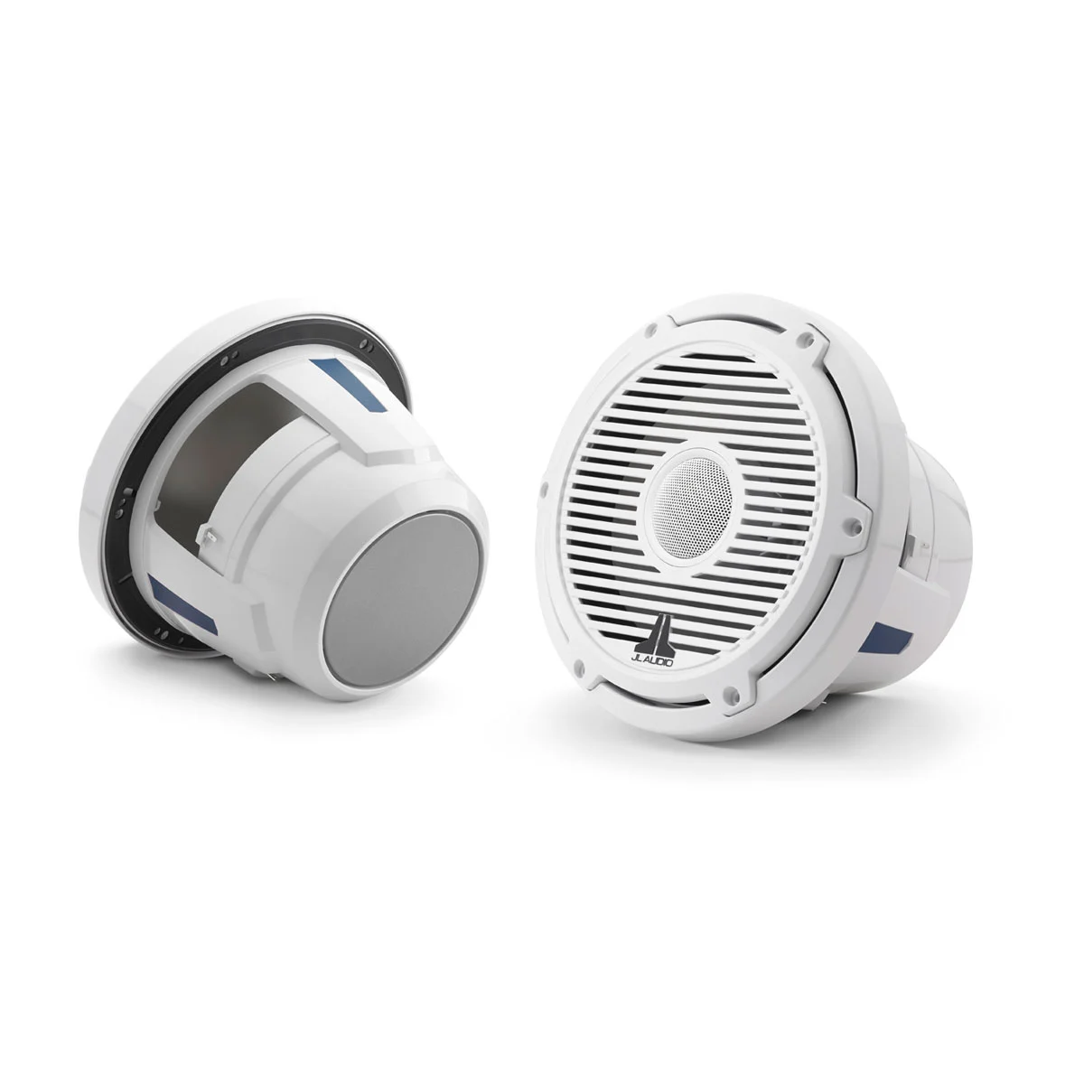 JL Audio M6-Marinelautsprecher - 8,8 Zoll mit weißem Klassik-Grill (Paar)