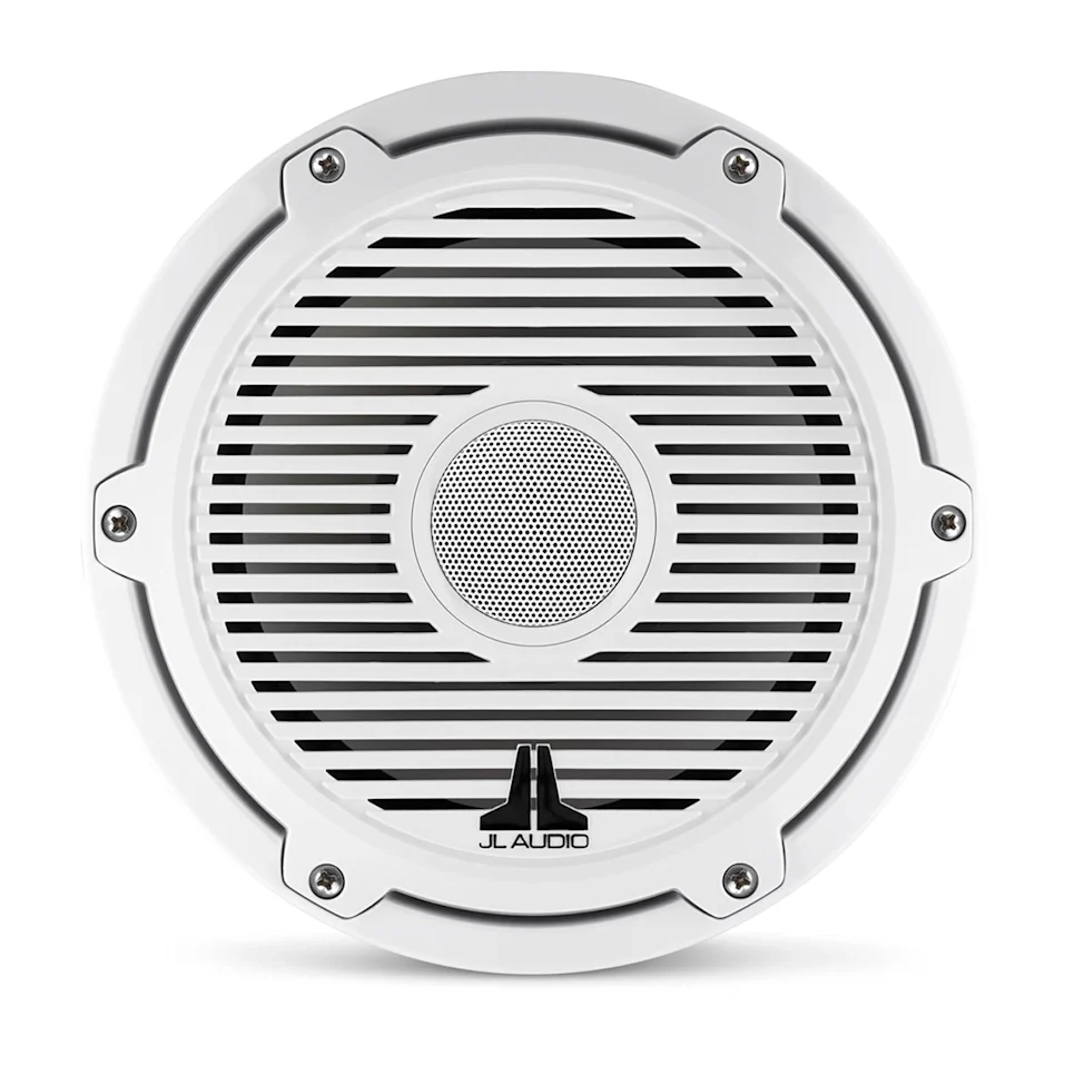 JL Audio M6-Marinelautsprecher - 8,8 Zoll mit weißem Klassik-Grill (Paar)