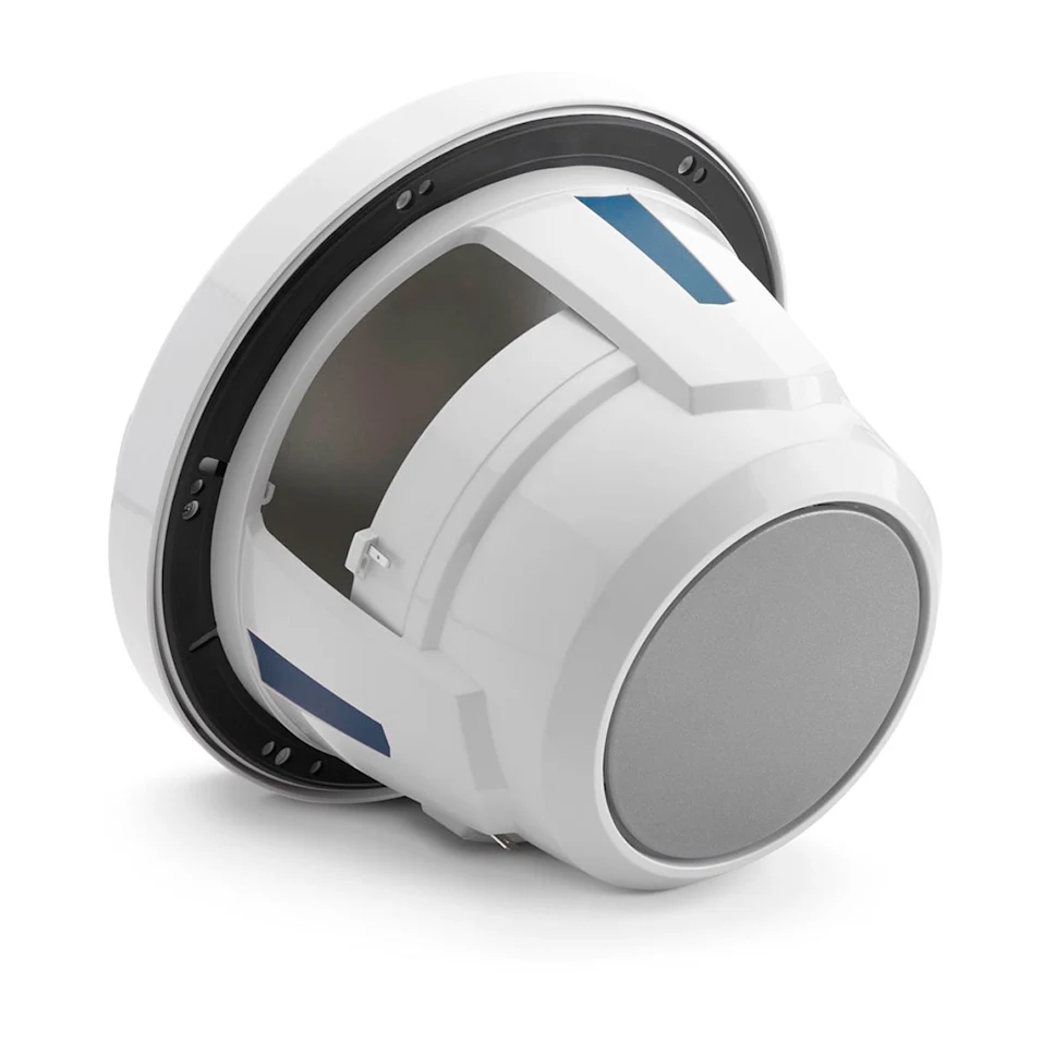 JL Audio M6-Marinelautsprecher - 8,8 Zoll mit weißem Klassik-Grill (Paar)