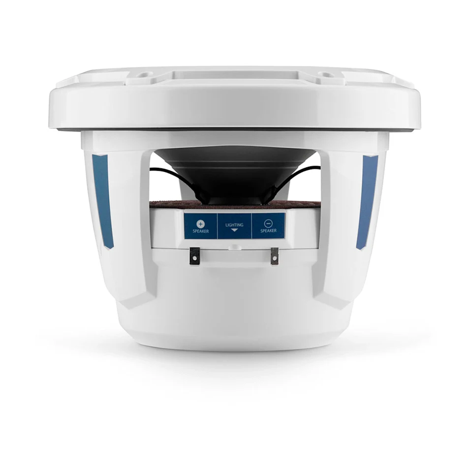 JL Audio M6-Marinelautsprecher - 8,8 Zoll mit weißem Klassik-Grill (Paar)