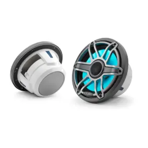 JL Audio M6-Marinelautsprecher - 7,7 Zoll mit LED und Titan-Sport-Grill (Paar)