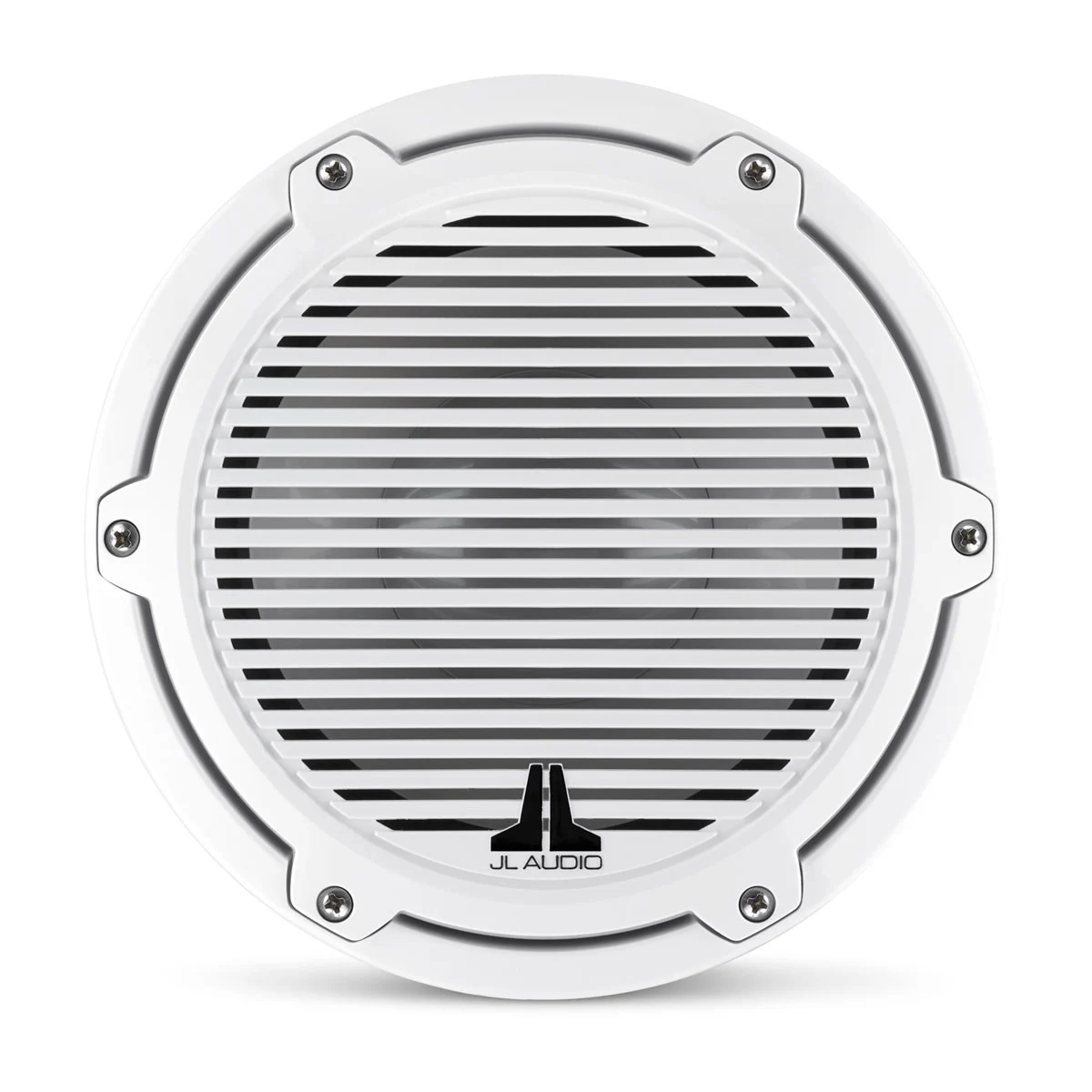 JL Audio M6-Marinesubwoofer - 8 Zoll mit weißem Klassik-Grill