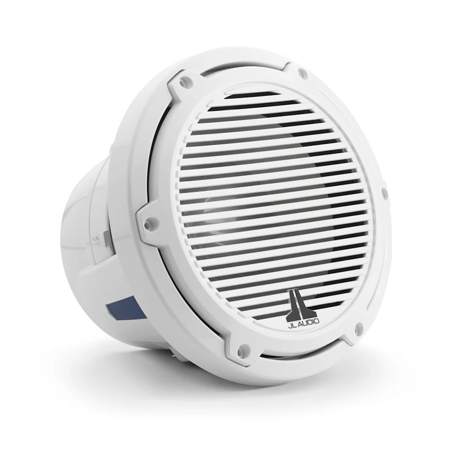 JL Audio M6-Marinesubwoofer - 8 Zoll mit weißem Klassik-Grill