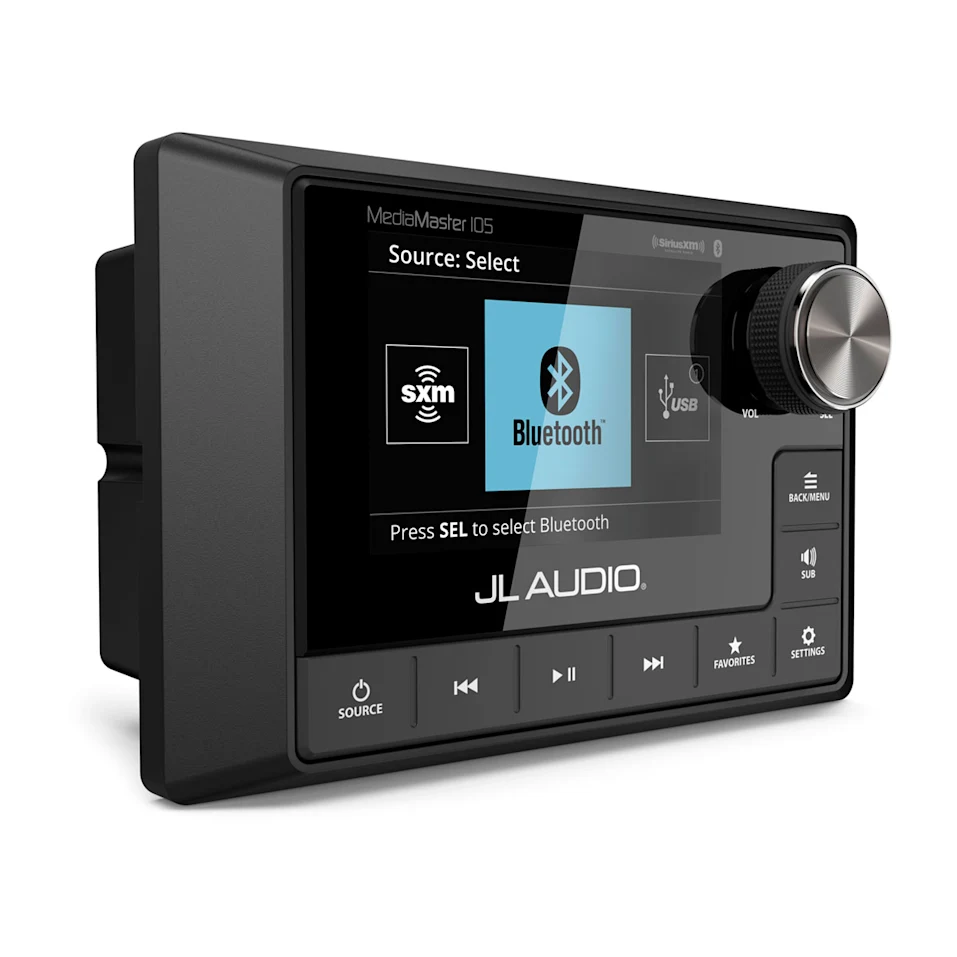 JL Audio MediaMaster 105 Radio - MM105 Marineradio mit LCD-Farbdisplay