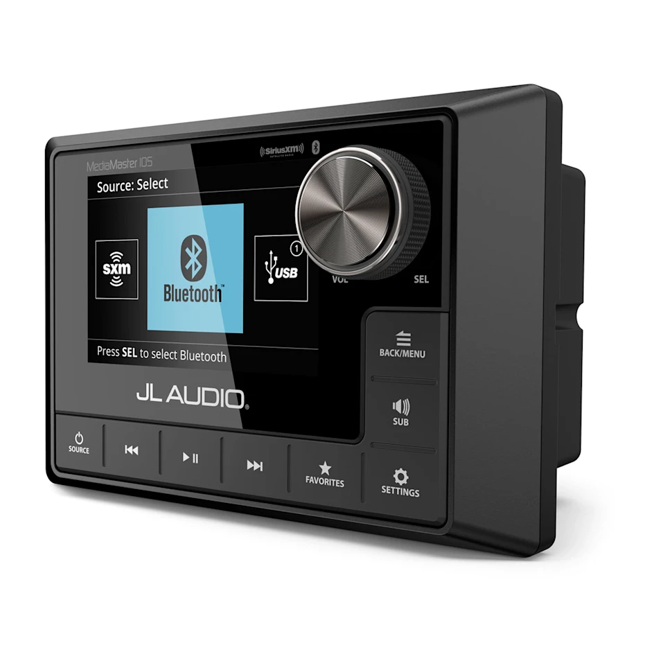 JL Audio MediaMaster 105 Radio - MM105 Marineradio mit LCD-Farbdisplay