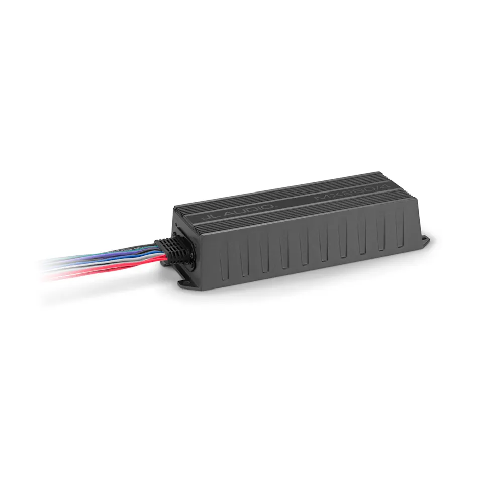 JL Audio MX Marine- und Powersport-Verstärker - 4-Kanal-Fullrange-Verstärker (280 Watt) (MX280/4)